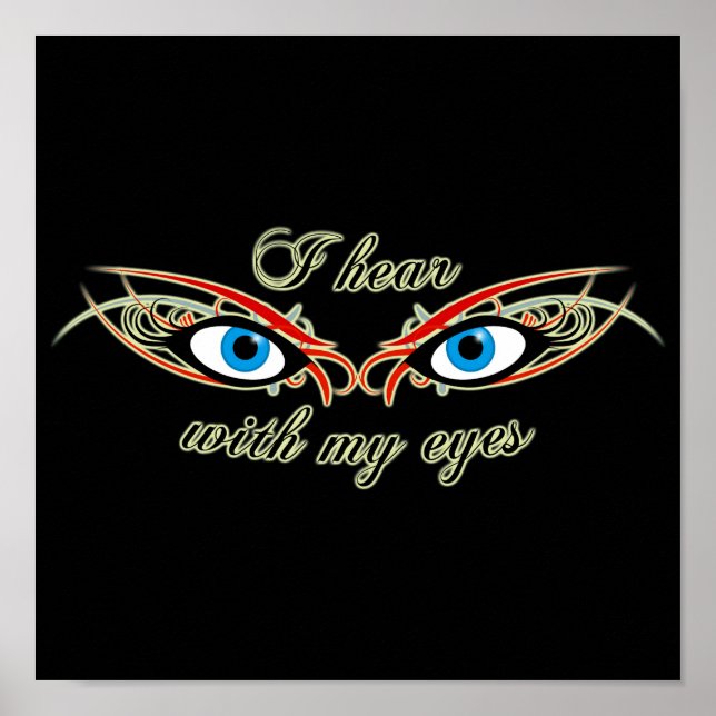 Affiches j'entends le garçon (Devant)