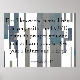 Affiches Jérémie 29:11