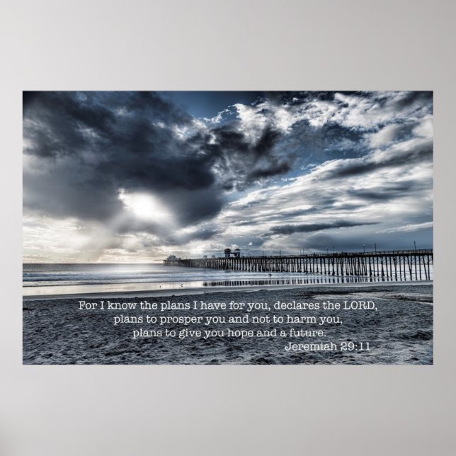 Affiches Jérémie 29:11 (Devant)
