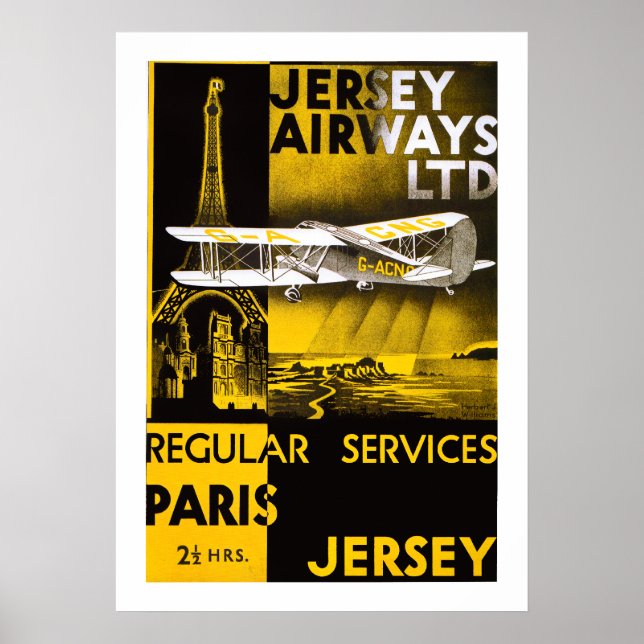 Affiches Jersey Airways (Devant)
