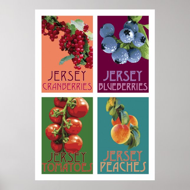Affiches Jersey Fruits (Devant)
