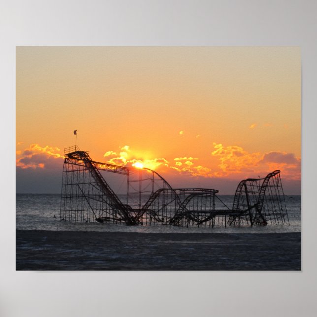 Affiches Jersey Shore après l'ouragan Sandy (Devant)