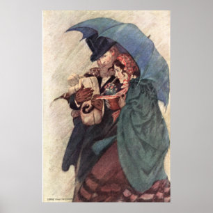 Affiches Jessie Willcox Smith - Jo et professeur Bhaer