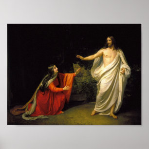 Affiches Jésus apparaît à Mary Magdalene (marque 16 : 9)