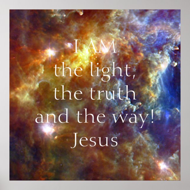 Affiches Jésus Christ Je suis (Devant)