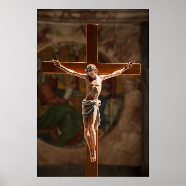 Affiches Jésus-Christ sur la Croix (Devant)