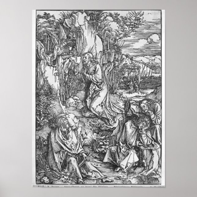Affiches Jésus-Christ sur le Mont des Oliviers (Devant)