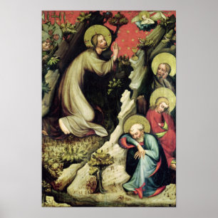 Affiches Jésus dans le jardin de Gethsemane