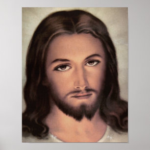Affiches Jésus font face