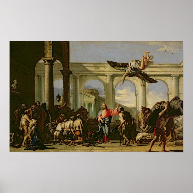 Affiches Jésus guérit le paralytique à la piscine (Devant)