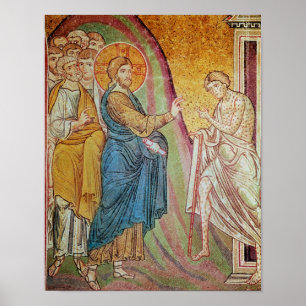 Affiches Jésus guérit un lépreux