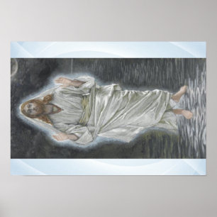 Affiches Jésus marche sur l'affiche de mer
