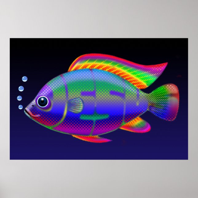 Affiches Jésus Poisson (Devant)