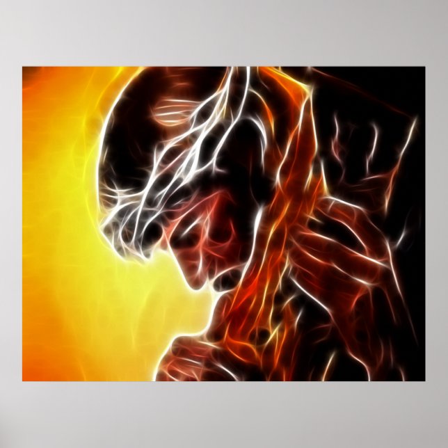 Affiches Jésus Portant La Croix (Devant)