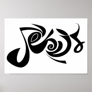 Affiches "Jesus" print