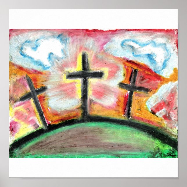 Affiches Jésus t'aime (Devant)