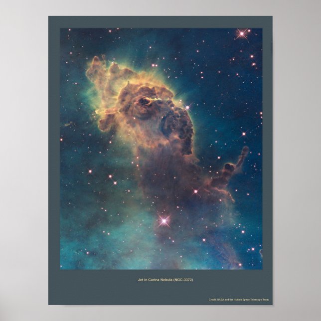 Affiches Jet en Caroline nébuleuse (NGC 3372) (Devant)