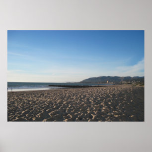 Affiches Jetée de roche sur la plage de Ventura