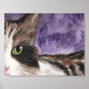 Affiches Jetez un coup d'oeil un calicot Kitty de huer