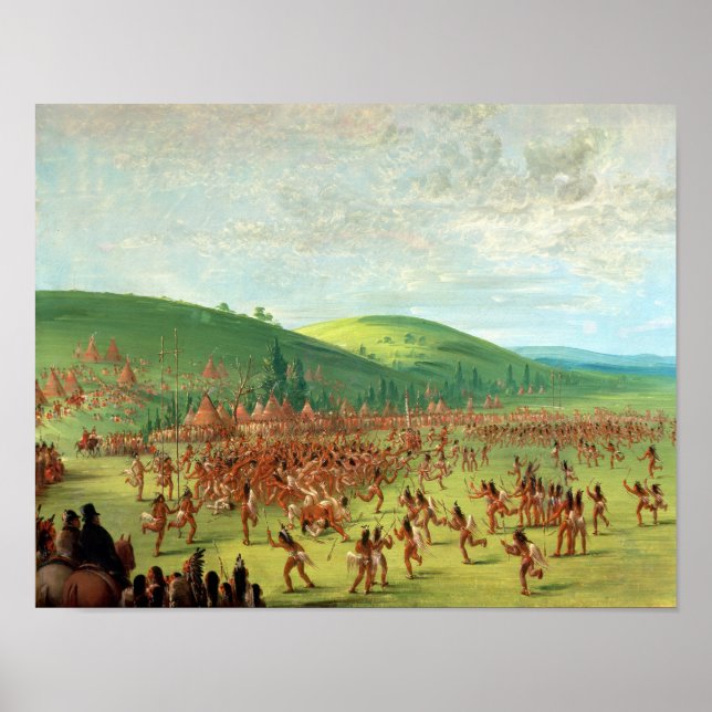 Affiches Jeu de balle indienne (Devant)