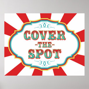 Affiches Jeu de Carnaval Couvrir le spot