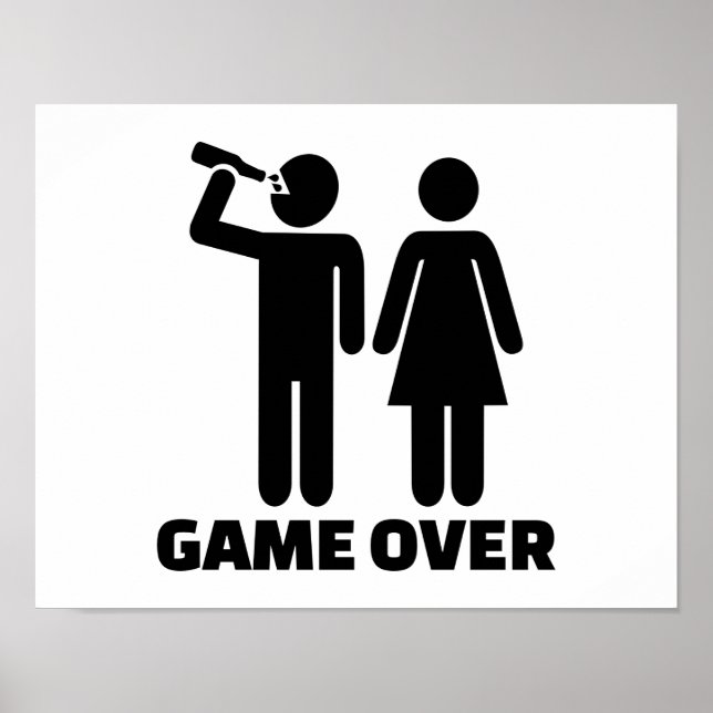 Affiches Jeu de mariage terminé (Devant)