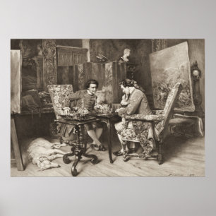 Affiches Jeu d'échecs 1898