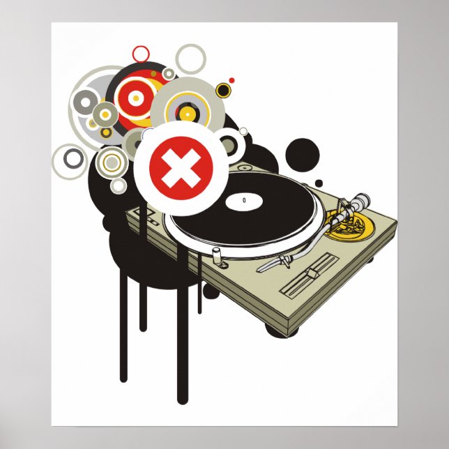 Affiches Jeu DJ (Devant)