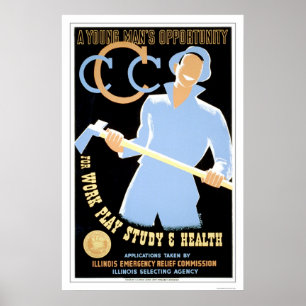 Affiches Jeune équipe l'occasion WPA 1941