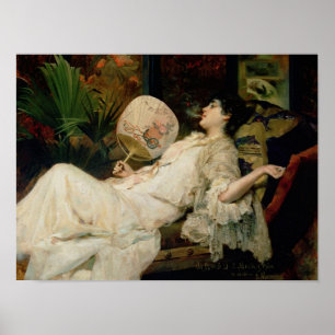 Affiches Jeune femme fumant, 1894