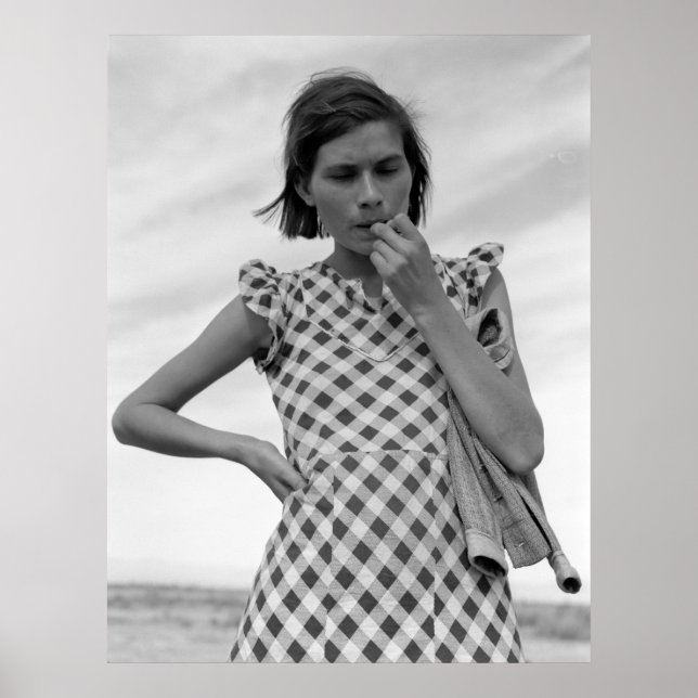 Affiches Jeune mère en Californie 1937 (Devant)