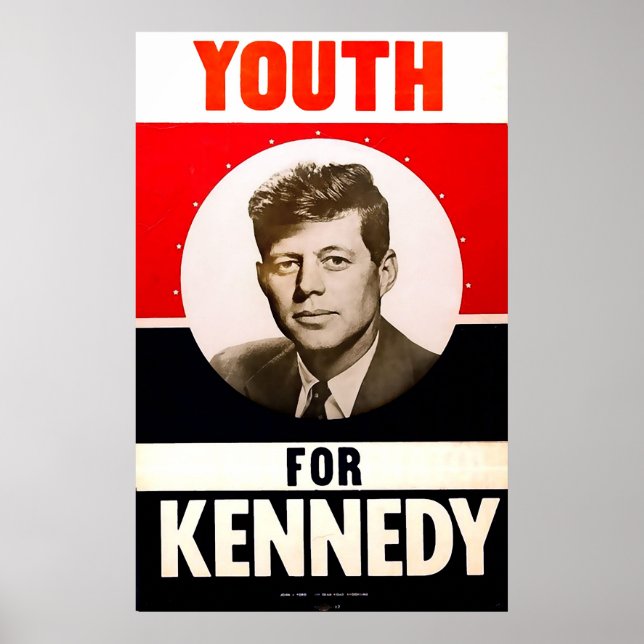 Affiches Jeunesse pour le président John F. Kennedy (Devant)