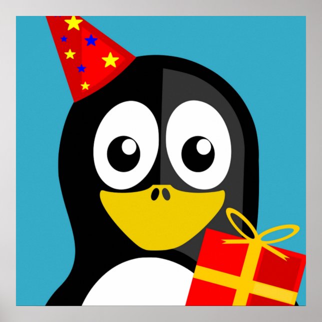 AFFICHES "JEUX ANNIVERSAIRE" PENGUIN (Devant)