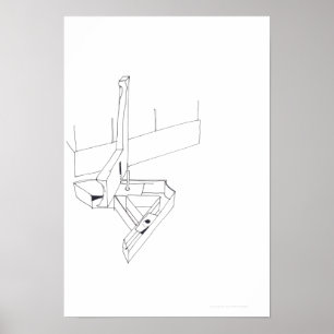 Affiches Jeux de Bâtiment avec un monogramme Dessin 14 affi