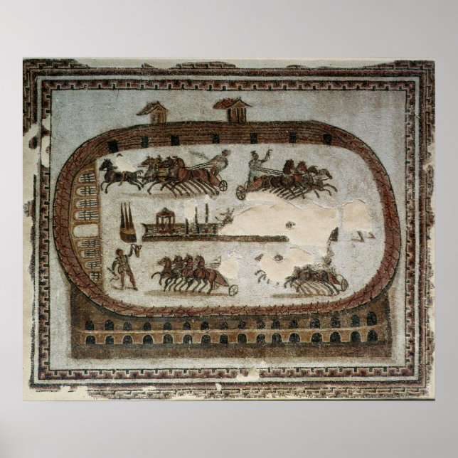 Affiches Jeux de cirque, de Carthage, romain (Devant)