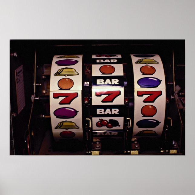 Affiches Jeux, machines à sous (Devant)