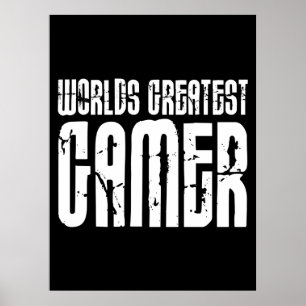 Affiches Jeux Vidéo Jeu & Gamers Monde Meilleur Gamer