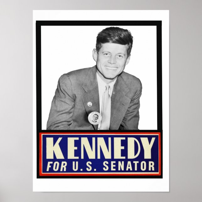 Affiches JFK pour le sénateur américain (Devant)