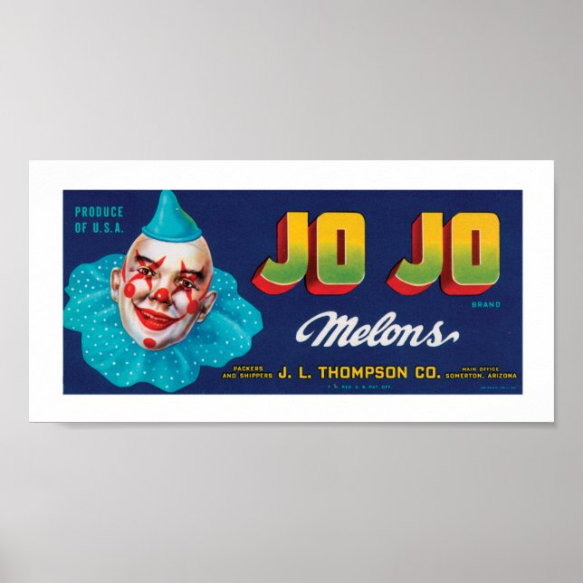 Affiches JO JO Melons (Devant)
