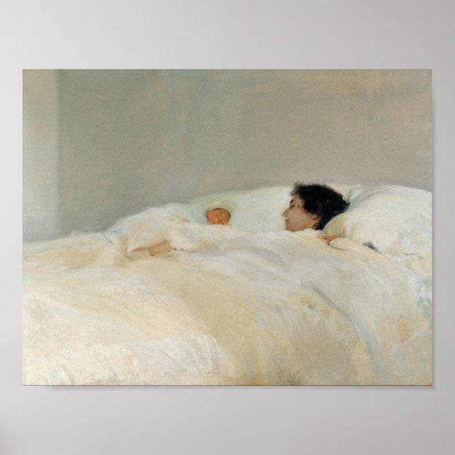 Affiches Joaquin Sorolla - Mère (Devant)
