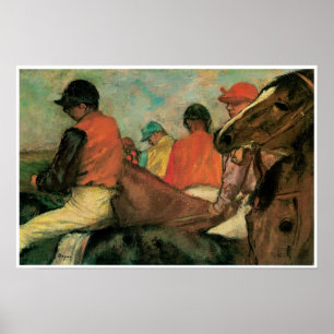 Affiches Jockeys, Edgar Degas