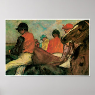 Affiches Jockeys, Edgar Degas