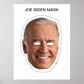 Affiches Joe Biden Mask