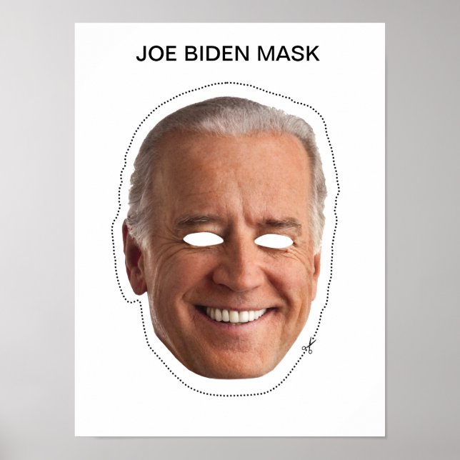 Affiches Joe Biden Mask (Devant)