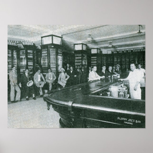 Affiches Joe's Bar, La Havane, Cuba (Devant)
