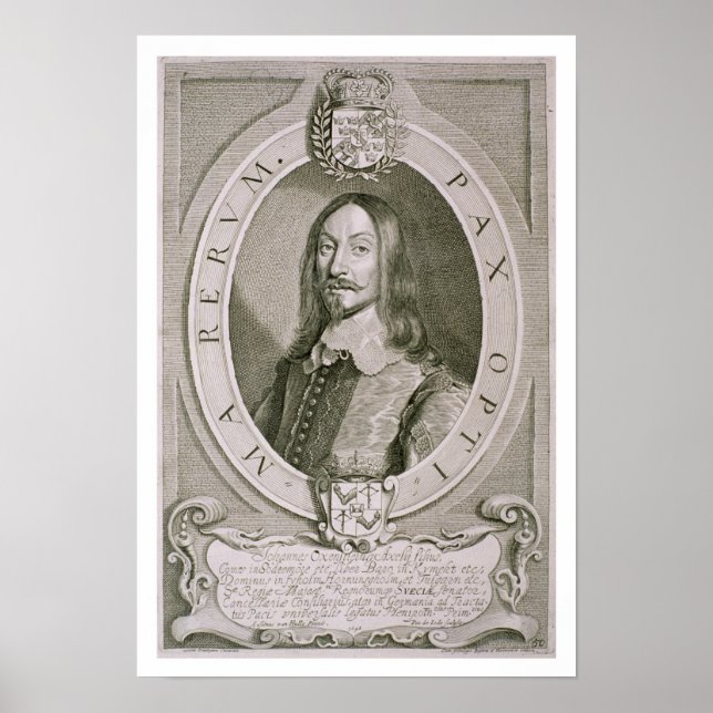 Affiches Johan Axelsson Oxenstierna (1611-57) Comte de Sode (Devant)