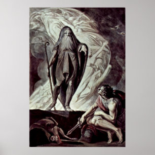Affiches Johann Heinrich Fusel- Tiresias appears to Ulysses