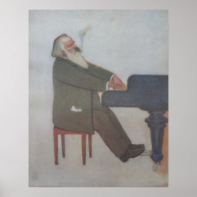 Affiches Johannes Brahms (Devant)