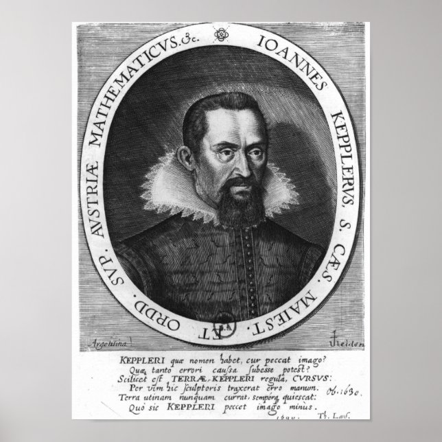 Affiches Johannes Kepler 1590 (Devant)