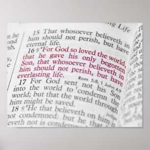 Affiches John 3:16
